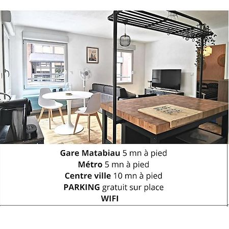 Chez Serge - Petit Matabiau - 2/4 Pers - Pkg/Centre トゥールーズ エクステリア 写真